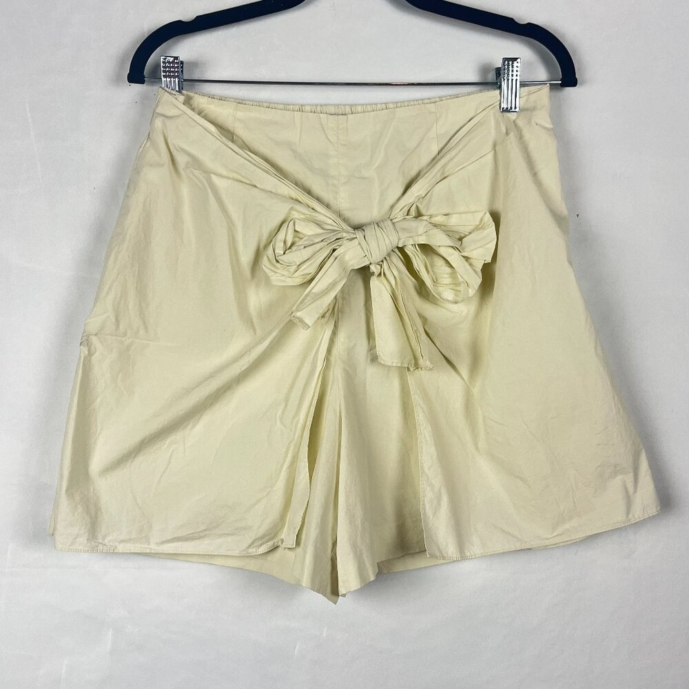 Rebecca Taylor Cream Bow Shorts 12